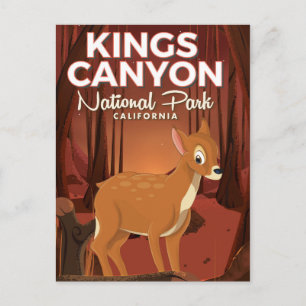 Carte Postale Parc national de Kings Canyon Californie
