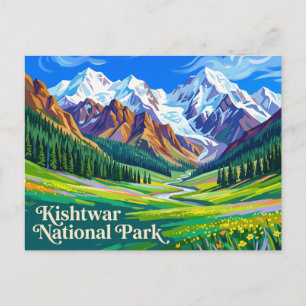 Carte Postale Parc national de Kishtwar Inde