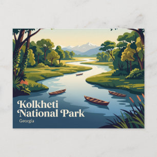Carte Postale Parc national de Kolkheti Géorgie