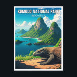 Carte Postale Parc national de Komodo Indonésie<br><div class="desc">Le parc national de Komodo, site classé au patrimoine mondial de l'UNESCO, est un archipel isolé d'Indonésie connu pour sa beauté naturelle époustouflante et la présence du dragon de Komodo, la plus grande espèce de lézard vivant sur Terre. Ce parc est une véritable nature sauvage, offrant une expérience unique et...</div>