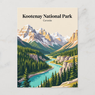 Carte Postale Parc national de Kootenay Canada