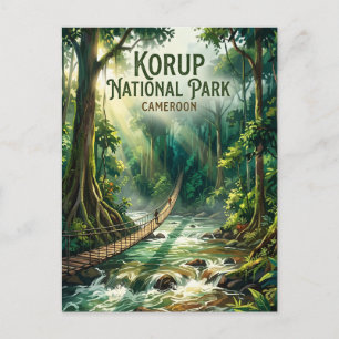 Carte Postale Parc national de Korup Cameroun