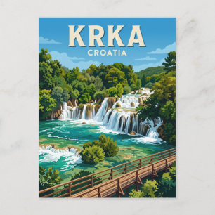Carte Postale Parc national de Krka Croatie