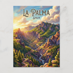 Carte Postale Parc national de la Caldera de Taburiente Espagne