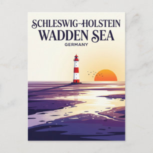 Carte Postale Parc national de la mer de Wadden du Schleswig-Hol