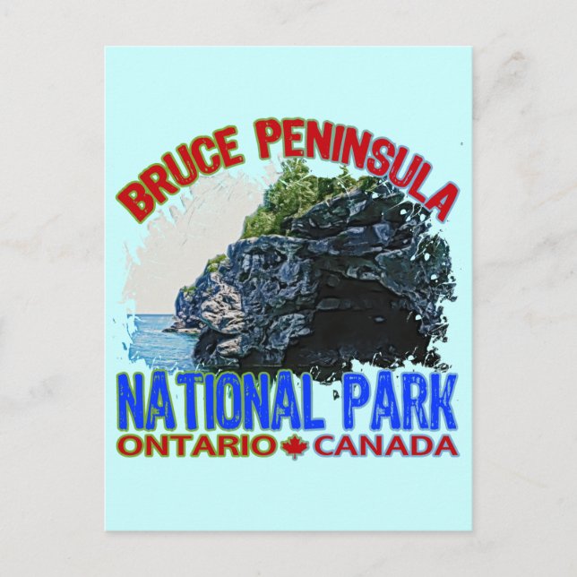 Carte Postale Parc national de la péninsule Bruce (Devant)