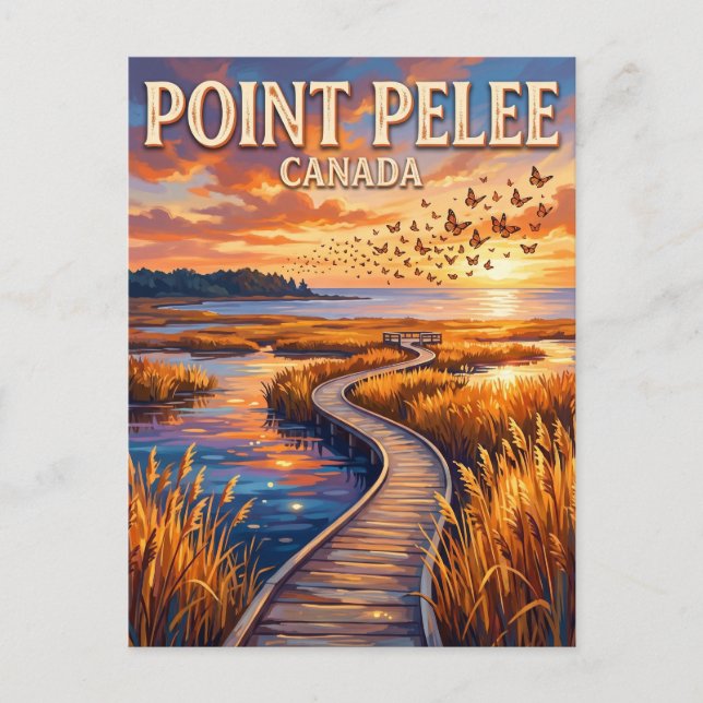 Carte Postale Parc national de la Pointe-Pelée Canada (Devant)