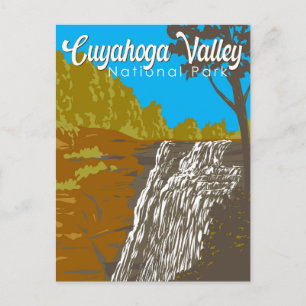Carte Postale Parc national de la vallée de Cuyahoga Illustratio