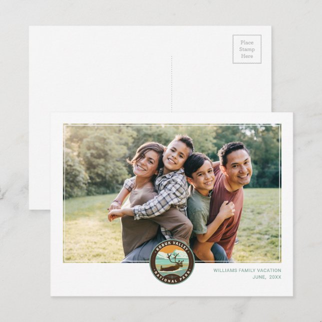 Carte Postale Parc national de la vallée de Kobuk (Devant / Derrière)