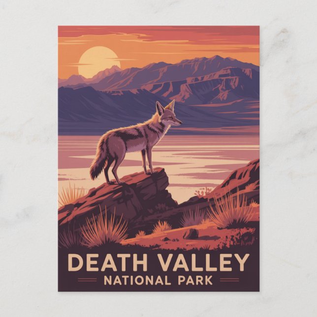 Carte Postale Parc national de la vallée de la Mort (Devant)