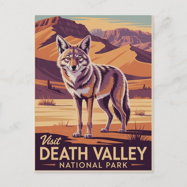 Carte Postale Parc national de la vallée de la Mort (Devant)