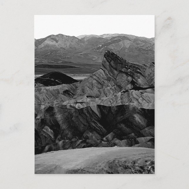 Carte Postale Parc national de la vallée de la Mort de Zabriskie (Devant)