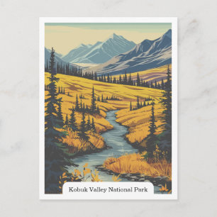 Carte Postale Parc national de la vallée du Kobuk, Alaska États-