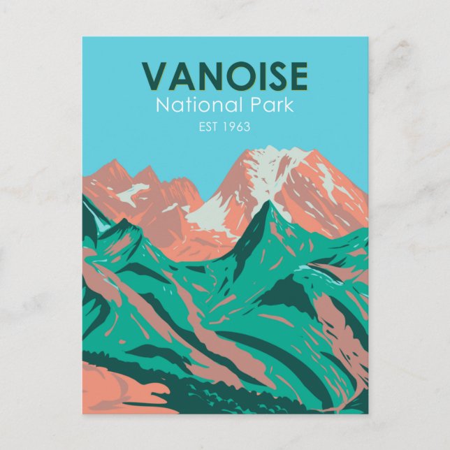 Carte Postale Parc national de la Vanoise France Vintage (Devant)