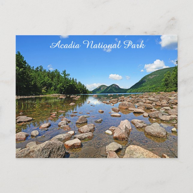Carte Postale Parc national de l'Acadie Maine Jordan Pond Travel (Devant)