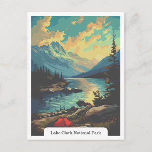 Carte Postale Parc national de Lake Clark, Alaska, États-Unis