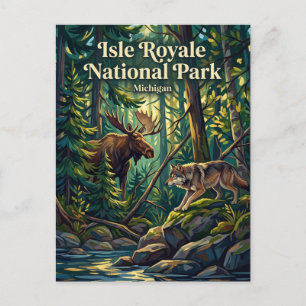 Carte Postale Parc national de l'Isle Royale USA