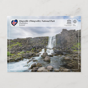 Carte Postale Parc national de l'UNESCO - Žingvellir (Thingvelli