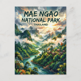 Carte Postale Parc national de Mae Ngao Thaïlande