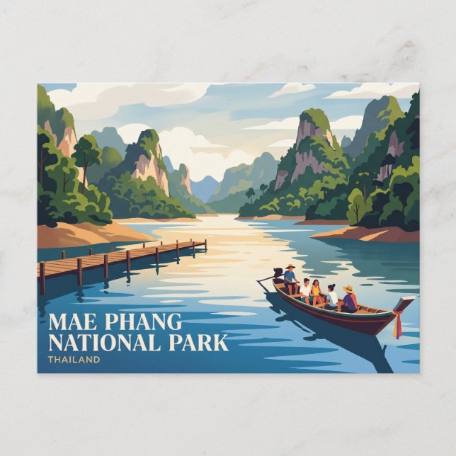 Carte Postale Parc national de Mae Phang Thaïlande (Devant)