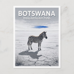 Carte Postale Parc national de Makgadikgadi Pans Gweta Botswana