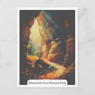 Carte Postale Parc national de Mammoth Cave, Kentucky, États-Uni