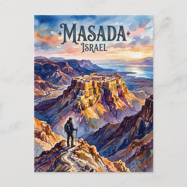 Carte Postale Parc national de Massada Israël (Devant)