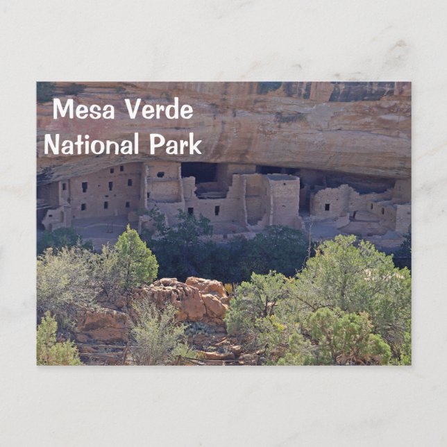 Carte Postale Parc national de Mesa Verde (Devant)
