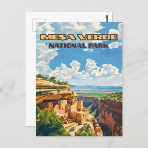 Carte Postale Parc national de Mesa Verde Colorado Cliff House