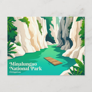 Carte Postale Parc national de Minalungao Philippines