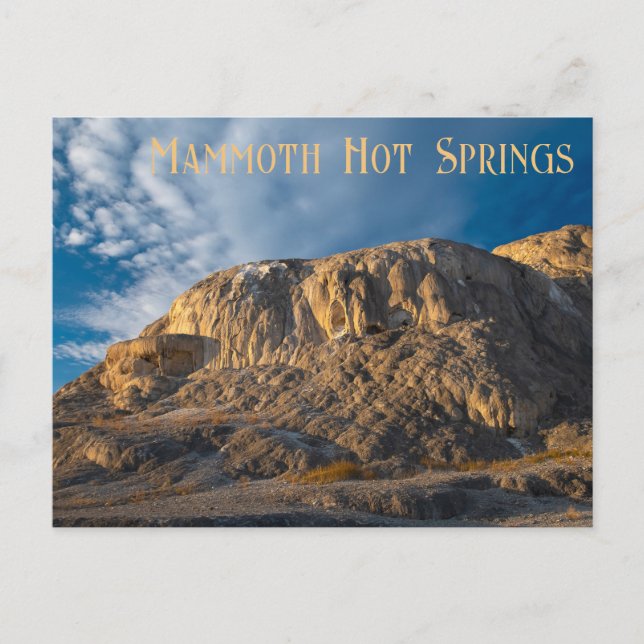 Carte Postale Parc national de Mound Spring Yellowstone (Devant)