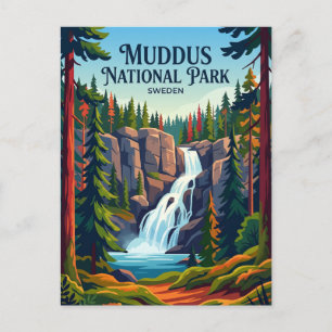 Carte Postale Parc national de Muddus en Suède
