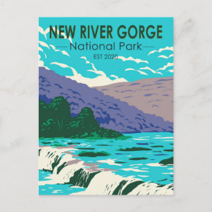 Carte Postale Parc national de New River Gorge Virginie-Occident