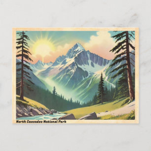Carte Postale Parc national de North Cascades Vintage