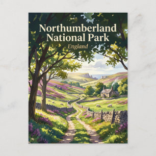 Carte Postale Parc national de Northumberland Angleterre