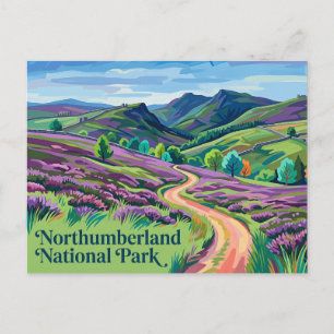 Carte Postale Parc national de Northumberland Angleterre
