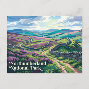 Carte Postale Parc national de Northumberland Angleterre