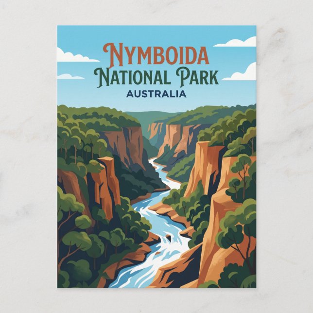 Carte Postale Parc national de Nymboida Australie (Devant)