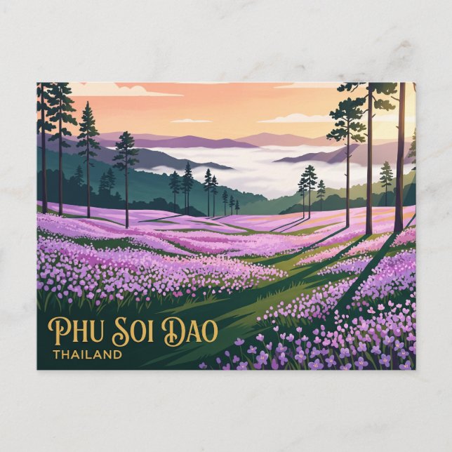 Carte Postale Parc national de Phu Soi Dao Thaïlande (Devant)