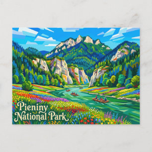 Carte Postale Parc national de Pieniny Pologne