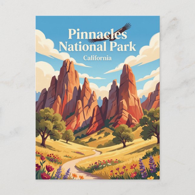 Carte Postale Parc national de Pinnacles Californie (Devant)