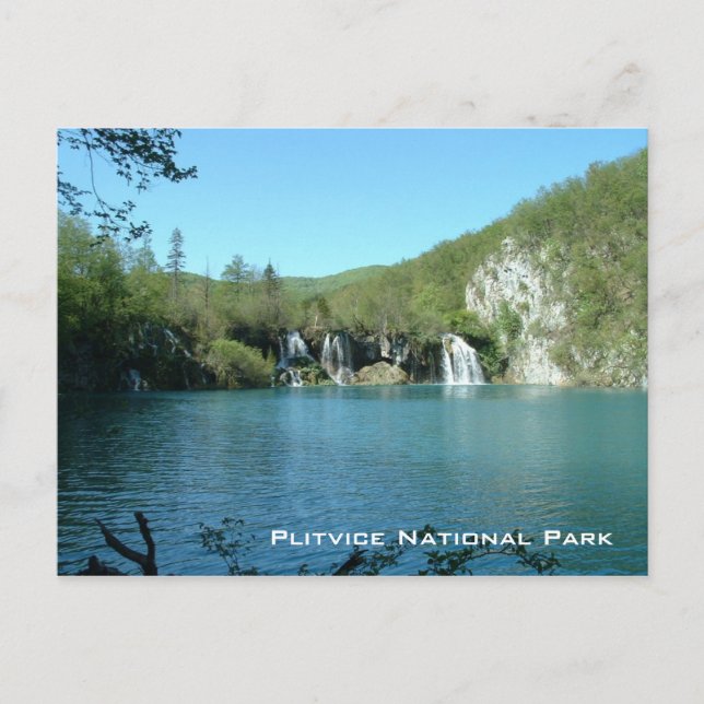 Carte Postale Parc national de Plitvice (Devant)