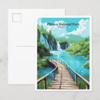 Parc national de Plitvice Croatie Vintage voyage a