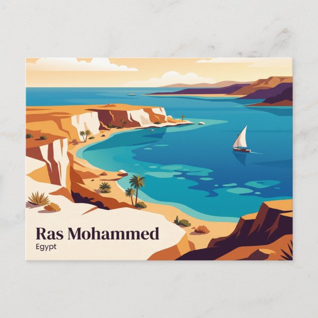 Carte Postale Parc national de Ras Mohammed Égypte (Devant)