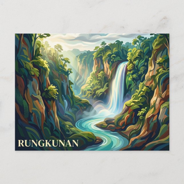 Carte Postale Parc national de Rungkunan Philippines (Devant)