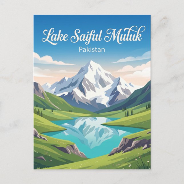 Carte Postale Parc national de Saiful Muluk Pakistan (Devant)