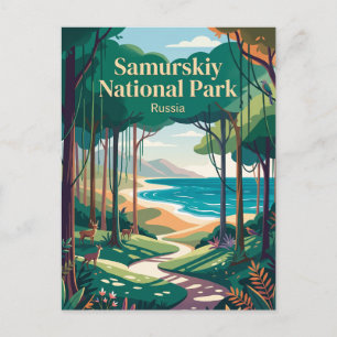 Carte Postale Parc national de Samourskiï Russie