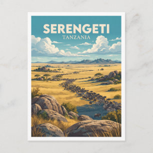 Carte Postale Parc national de Serengeti Seronera Tanzanie