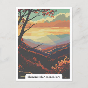 Carte Postale Parc national de Shenandoah, Virginia USA