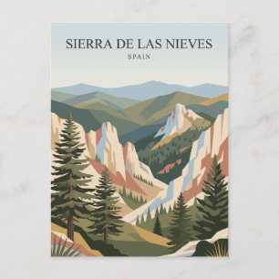Carte Postale Parc national de Sierra de las Nieves Espagne
